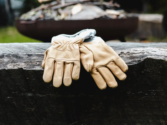 Leather work gloves aus Ziegen-Nappaleder & Rindleder, perfekt für feuerwehrhandschuhe innenangriff