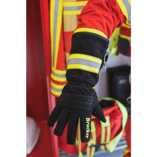 Schwarze Feuerwehrhandschuhe Einsatzhandschuhe S Black HARI 002, en659 geprüft