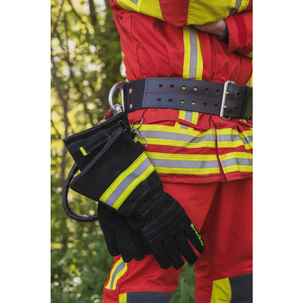 Feuerwehrhandschuhe Einsatzhandschuhe S Black HARI 002, EN659 geprüft, innenangriff