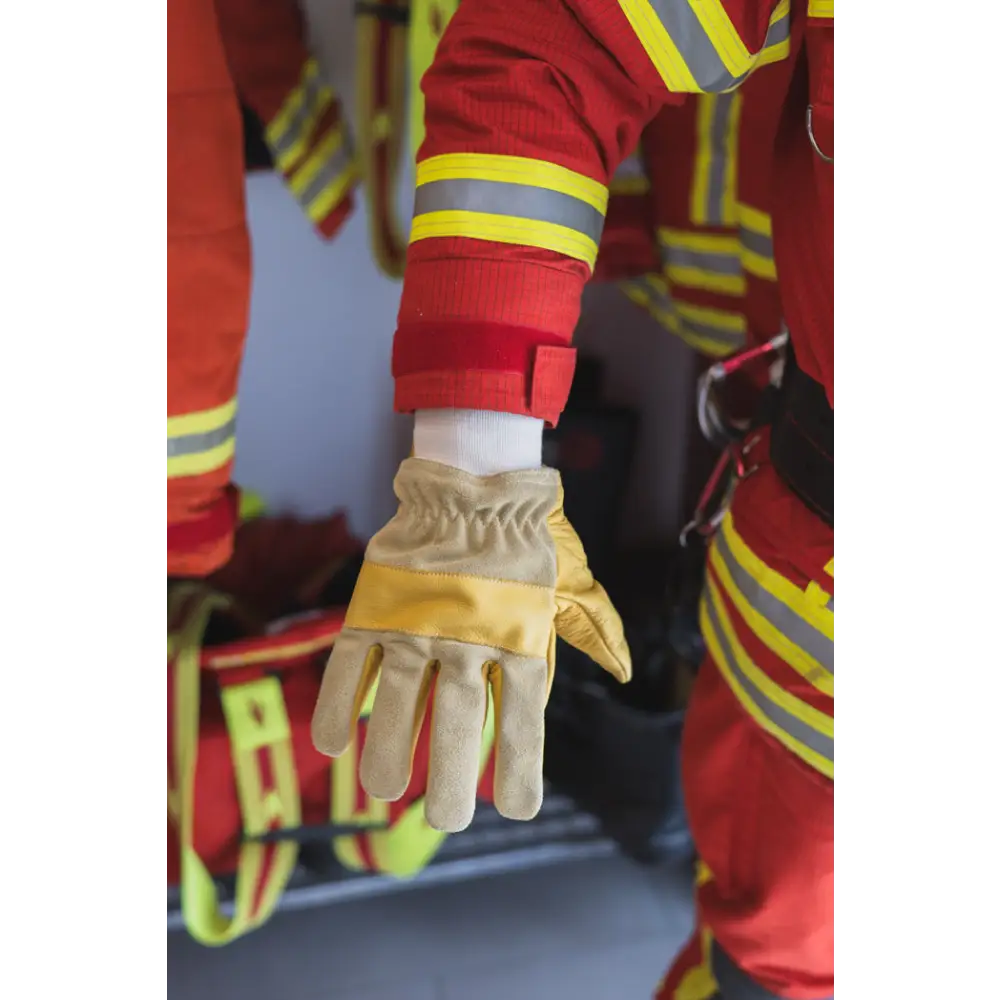 Feuerwehrhandschuhe Innenangriff TH-Handschuhe HARI 036, sicher für Kinder und Test