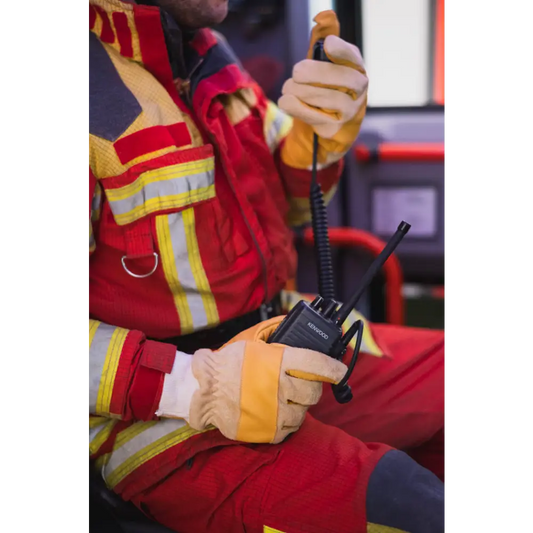 Kenwood Zwei-Wege-Radio mit TH-Handschuhe HARI 036 für feuerwehrhandschuhe innenangriff