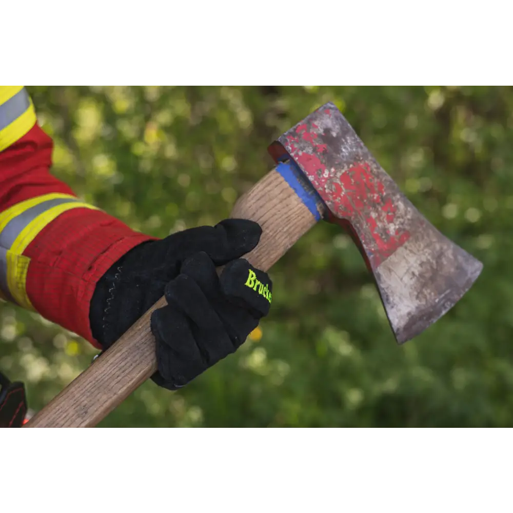 Roter und silberner Axt Einsatzhandschuhe Black HARI 001 en659 geprüft Feuerwehrhandschuhe innenangriff